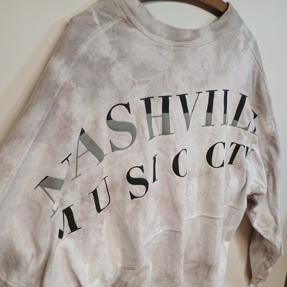 Spirit‎ Jersey Men's XLARGE Nashville Music City Shirt Oversize Long Sleeve Y2K - Picture 2 of 8